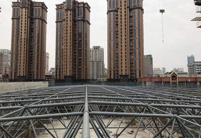 太仓螺栓球网架结构