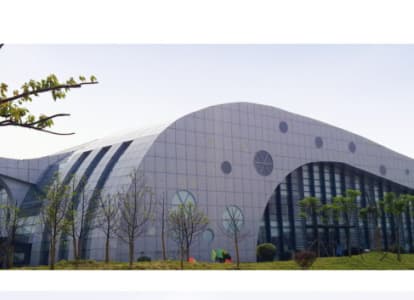 太仓会议中心外景网架工程